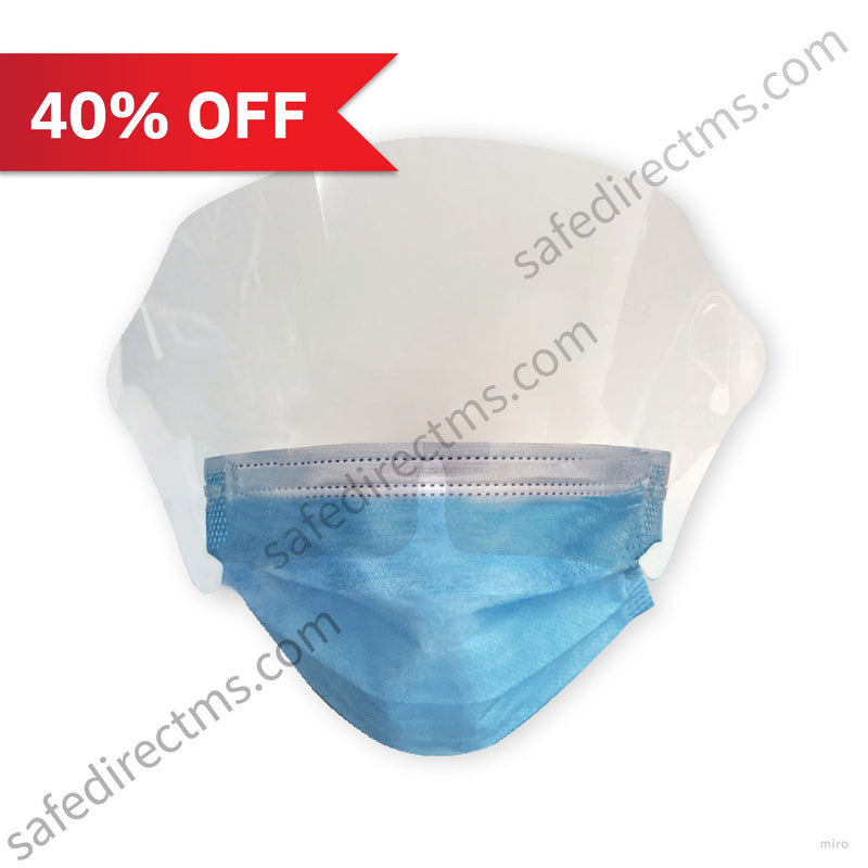 Surgical Mask Face Shield (ASTM Level 1)