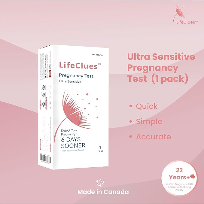 Artron LifeClues Ultra Sensitive Early Detection Pregnancy Test (1 Test)