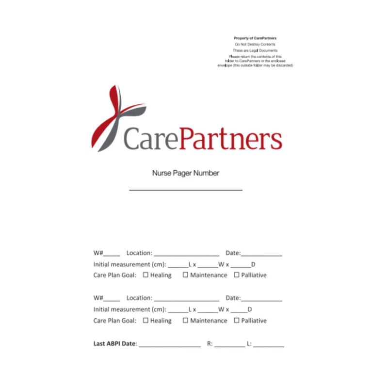 CarePartners - Nursing Portfolio Folder (Case Qty)