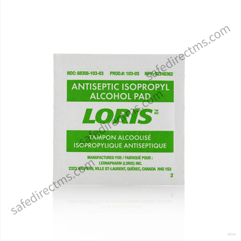 Loris Antiseptic 70% Isopropyl Alcohol Pads
