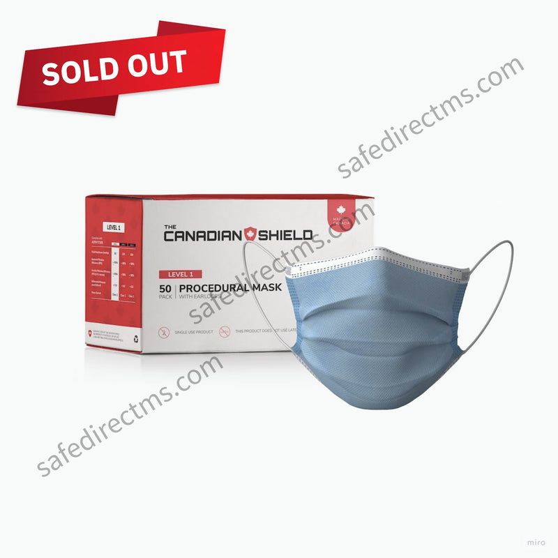 Canadian Made ASTM Level 1 Surgical Mask