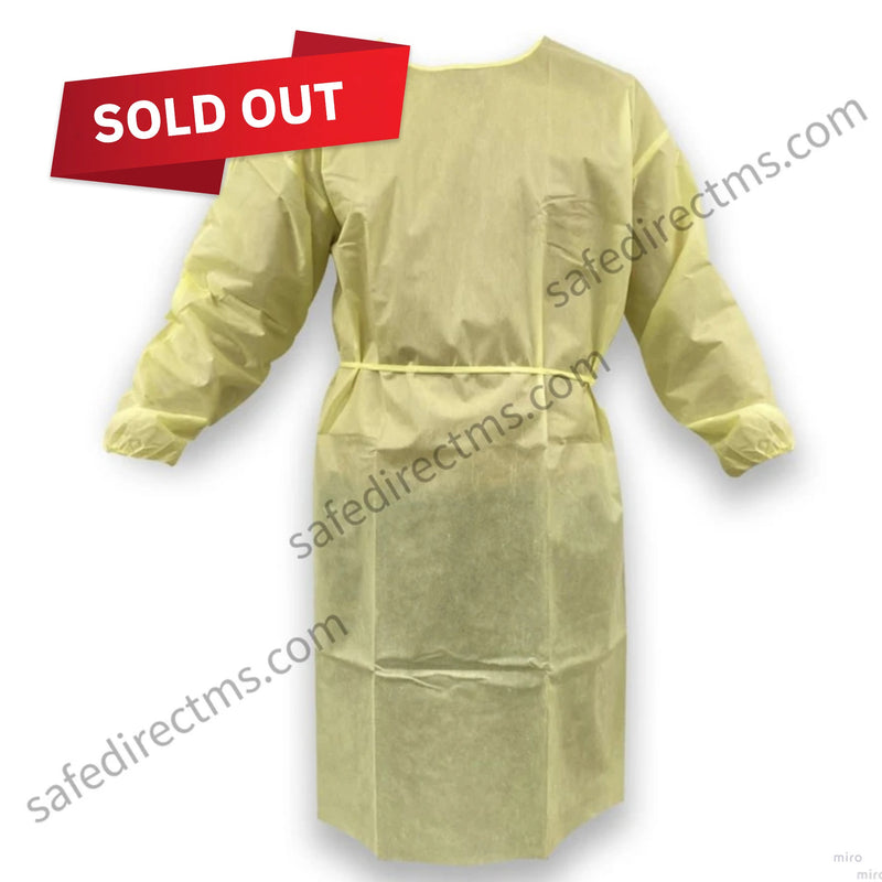 Level 1 Yellow Isolation Gown (SMS)