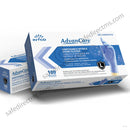 Disposable Nitrile Gloves - AdvanCare Size: L (100 Gloves/ Box)